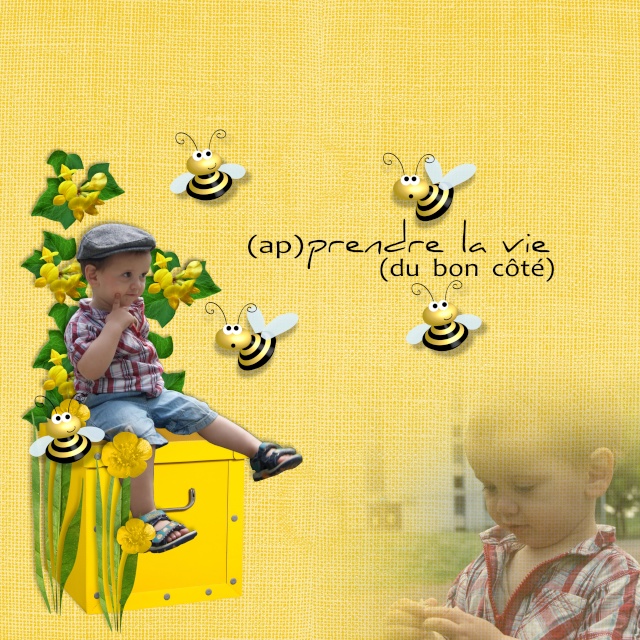 my so lovely little bee kit simplette page sarayane